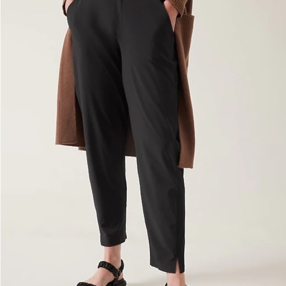 Athleta Black Track Pants Joggers